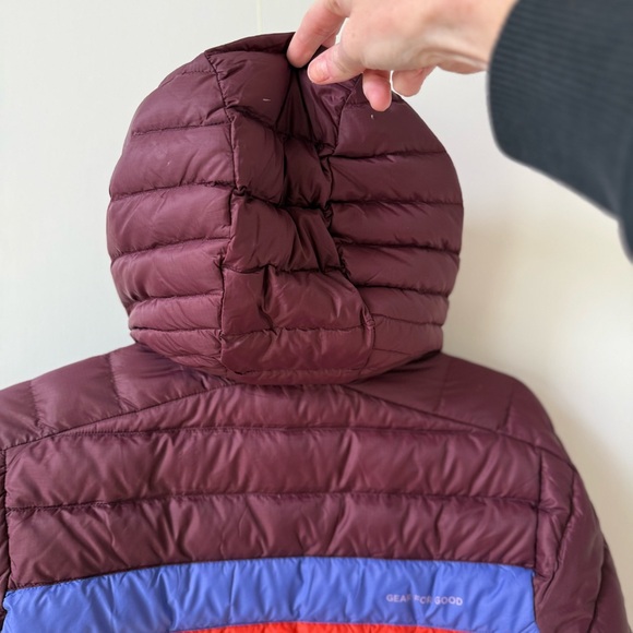 NWOT Cotopaxi Fuego Hooded Down Jacket in Wine - Picture 11 of 16